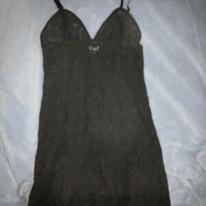 Victoria's Secret Black Lace Slip